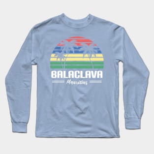 Balaclava Mauritius Flag Summer Long Sleeve T-Shirt